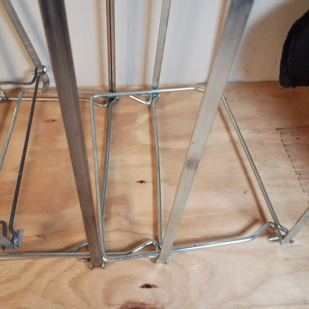 Lot of 5 Adjustable Metal Hanging File Folder Frame Rack Drawer Organizer